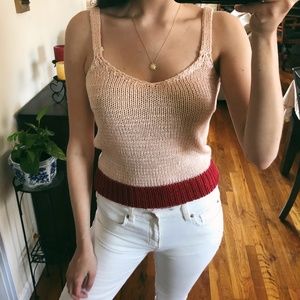 GONE TOMORROW NEW Boutique Crotchet Tank Top